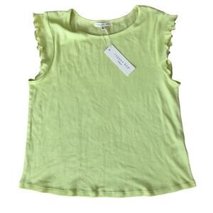 Copper Key Girls Lime Green Top Bir Girls Size XL NEW